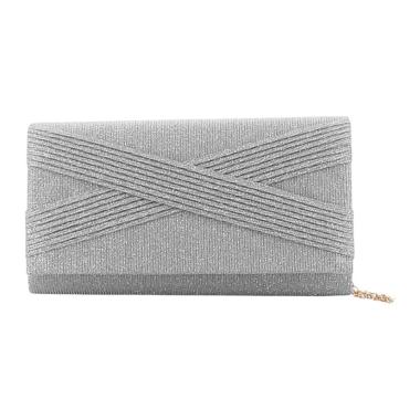 Borsa cerimonia donna in tessuto glitter Marina Galanti