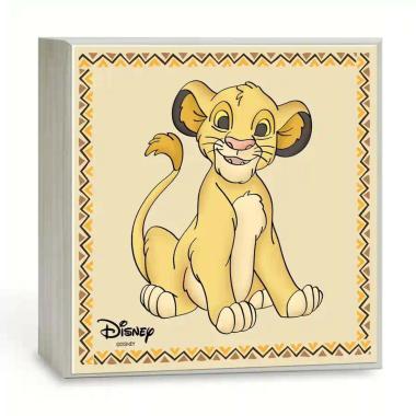 Lampada da comodino soffio Re Leone 14x14 cm Valenti