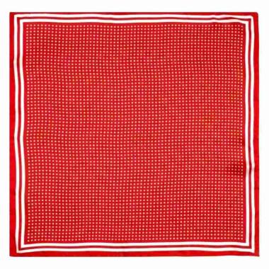 Foulard donna in seta motivo puntinato Capoverde