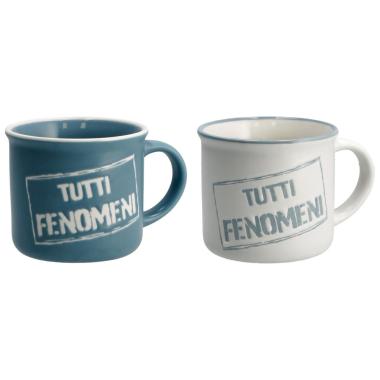 Tazza in porcellana scritte divertenti nbc d7,5xh6,5 cm