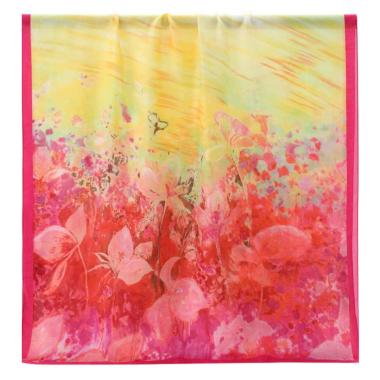 Foulard donna in seta stampa sfumata Capoverde