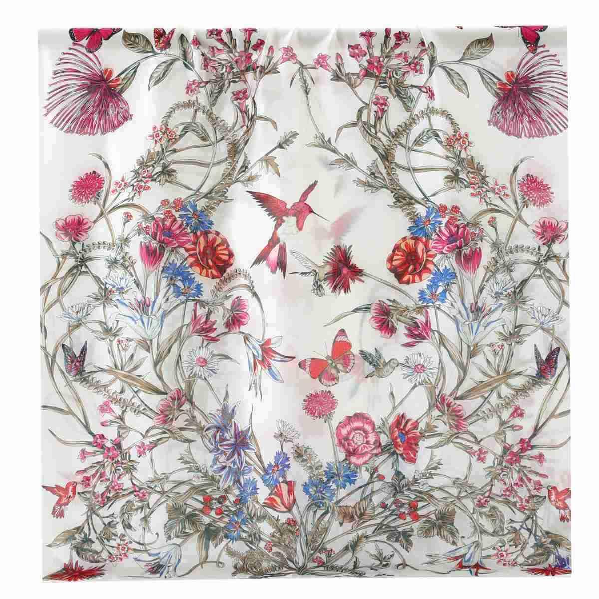 Foulard donna in seta stampa floreale Capoverde