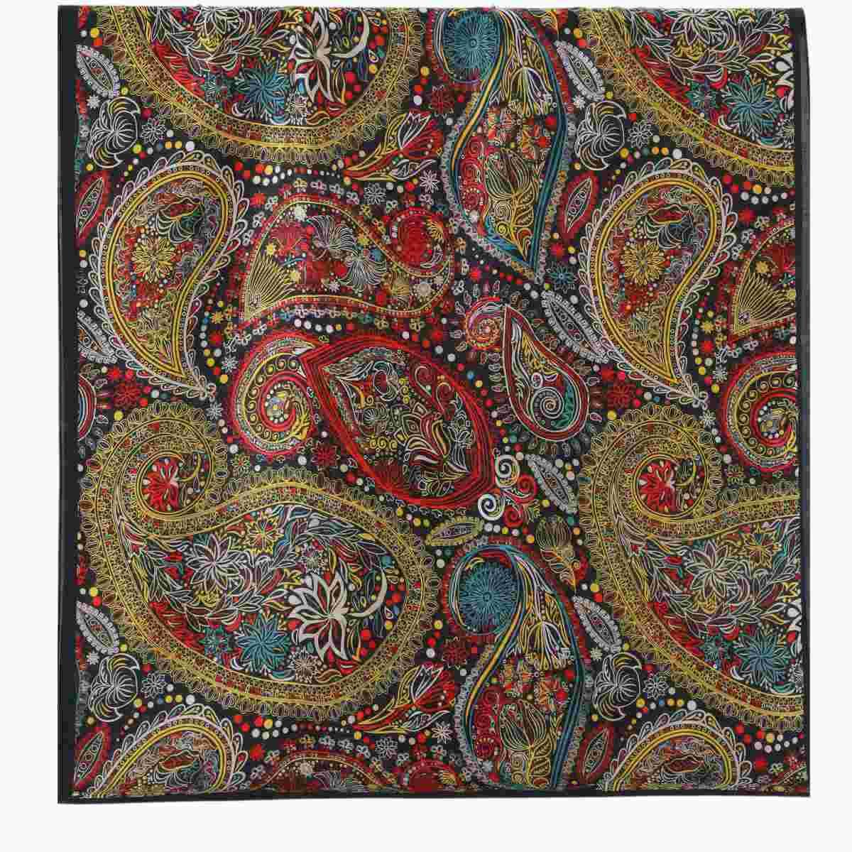 Foulard donna in seta stampa paisley Capoverde