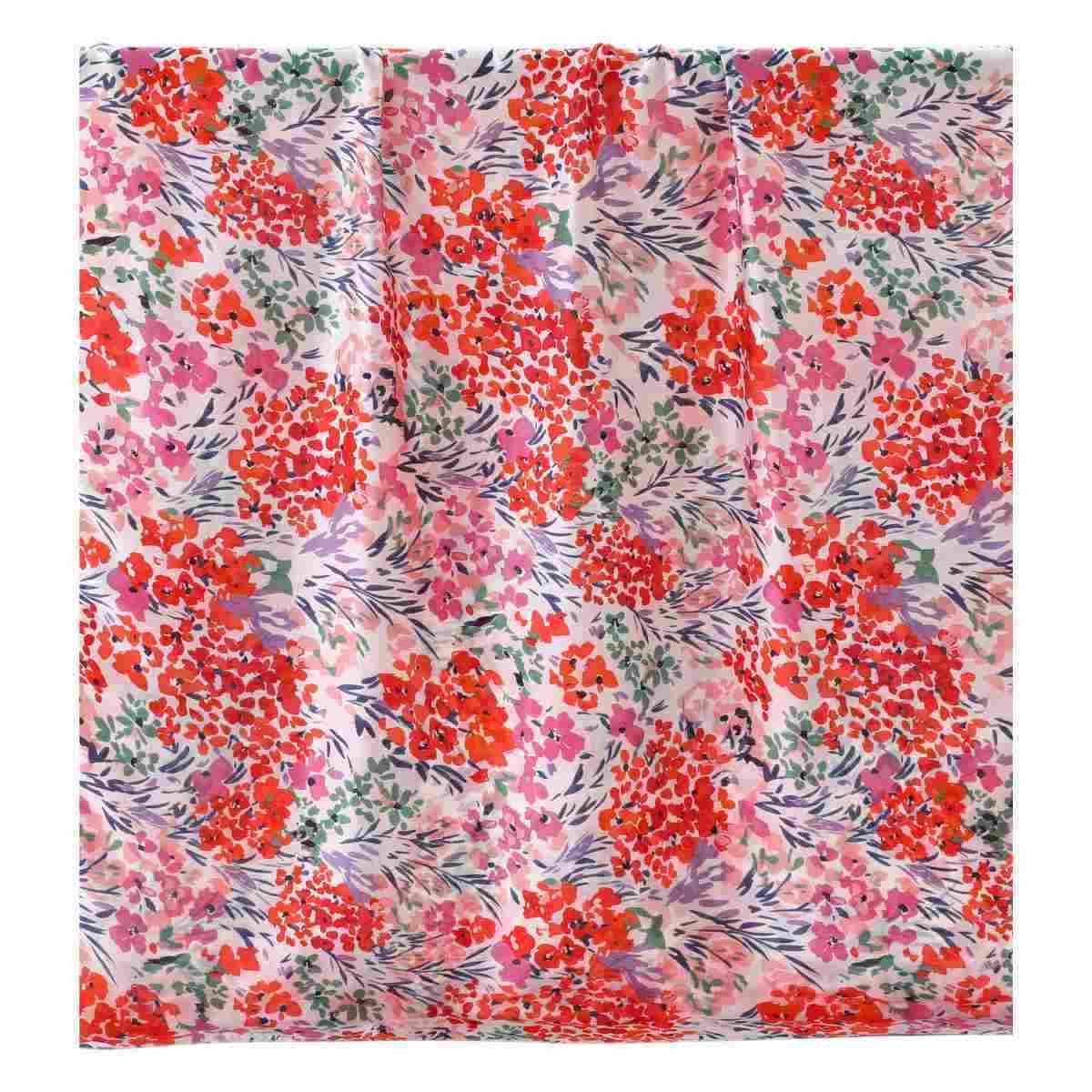 Foulard donna in seta stampa floreale Capoverde