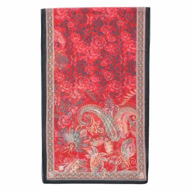Sciarpa donna in poliestere stampa paisley e floreale Capoverde