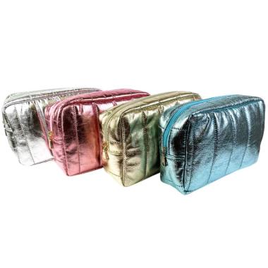 Beauty puffy trapuntato metalizzato linea Leonora medio bimba Le Kikke