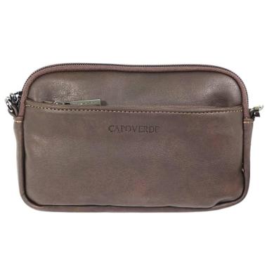 Pochette uomo con tracolla in ecopelle Capoverde Made in Italy