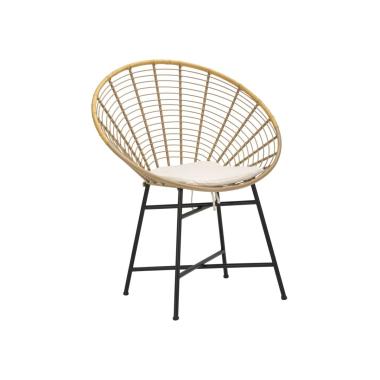 Sedia panama grid c/cuscino cm 72x56,5x88