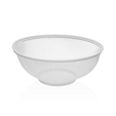 Cesto portafrutta in metallo bianco