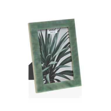 Cornice portafoto madreperla verde 10x15 cm