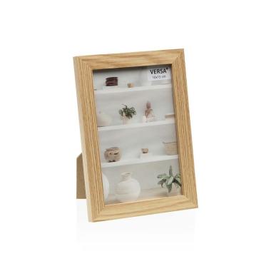 Cornice portafoto in mdf naturale 10x15 cm