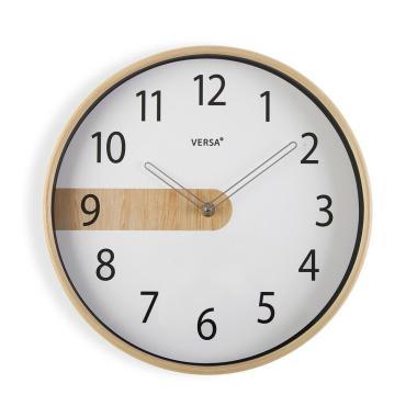 Orologio da parete in plastica bianco movimento silenzioso 30,5 cm