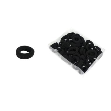 Elastico per capelli nero filanca grande in box da 50 pezzi