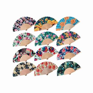 Ventaglio in tessuto varie fantasie