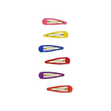 Clic clac per capelli 5 cm smaltato colori assortiti