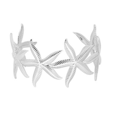 Bracciale Rigido modello Schiava Stelle Marine in ACCIAIO<BR>