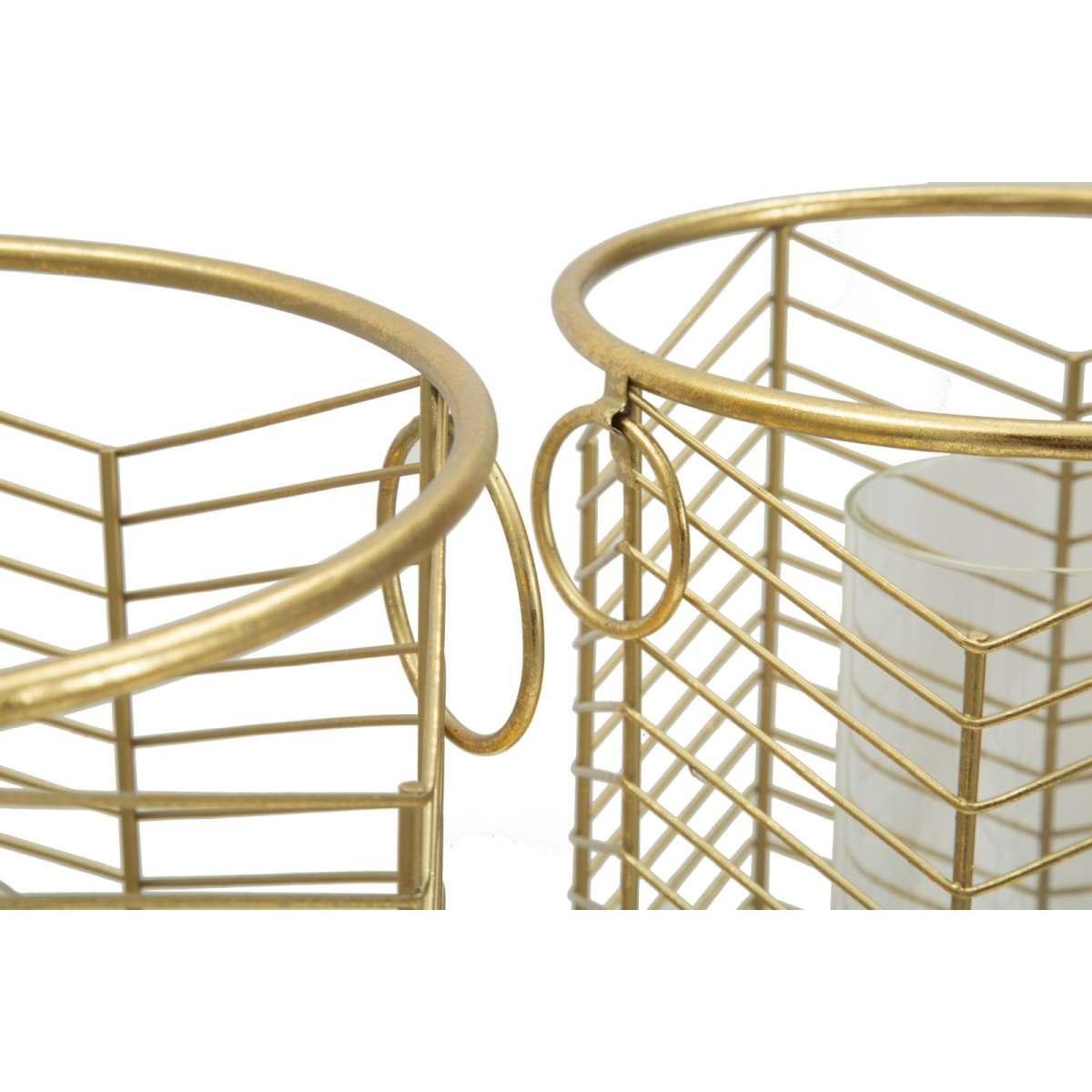 P/cand glam ring coppia cm Ø 23,5x25-19x24
