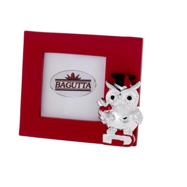 Miniportafoto rosso 4x4 gufo con diploma