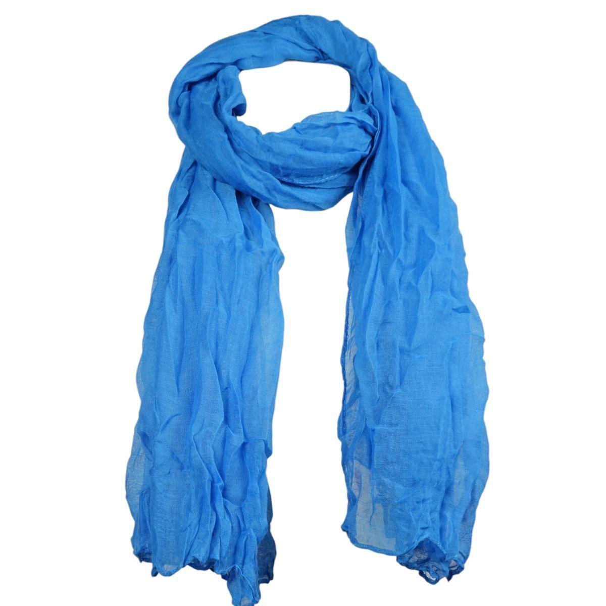 Sciarpa pashmina unisex tinta unita in poliestere colori assortiti