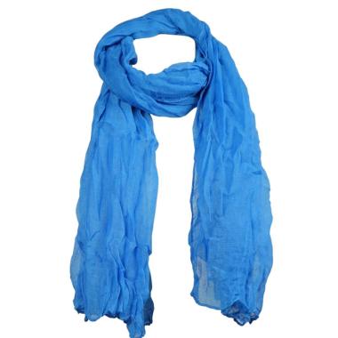 Sciarpa pashmina unisex tinta unita in poliestere colori assortiti