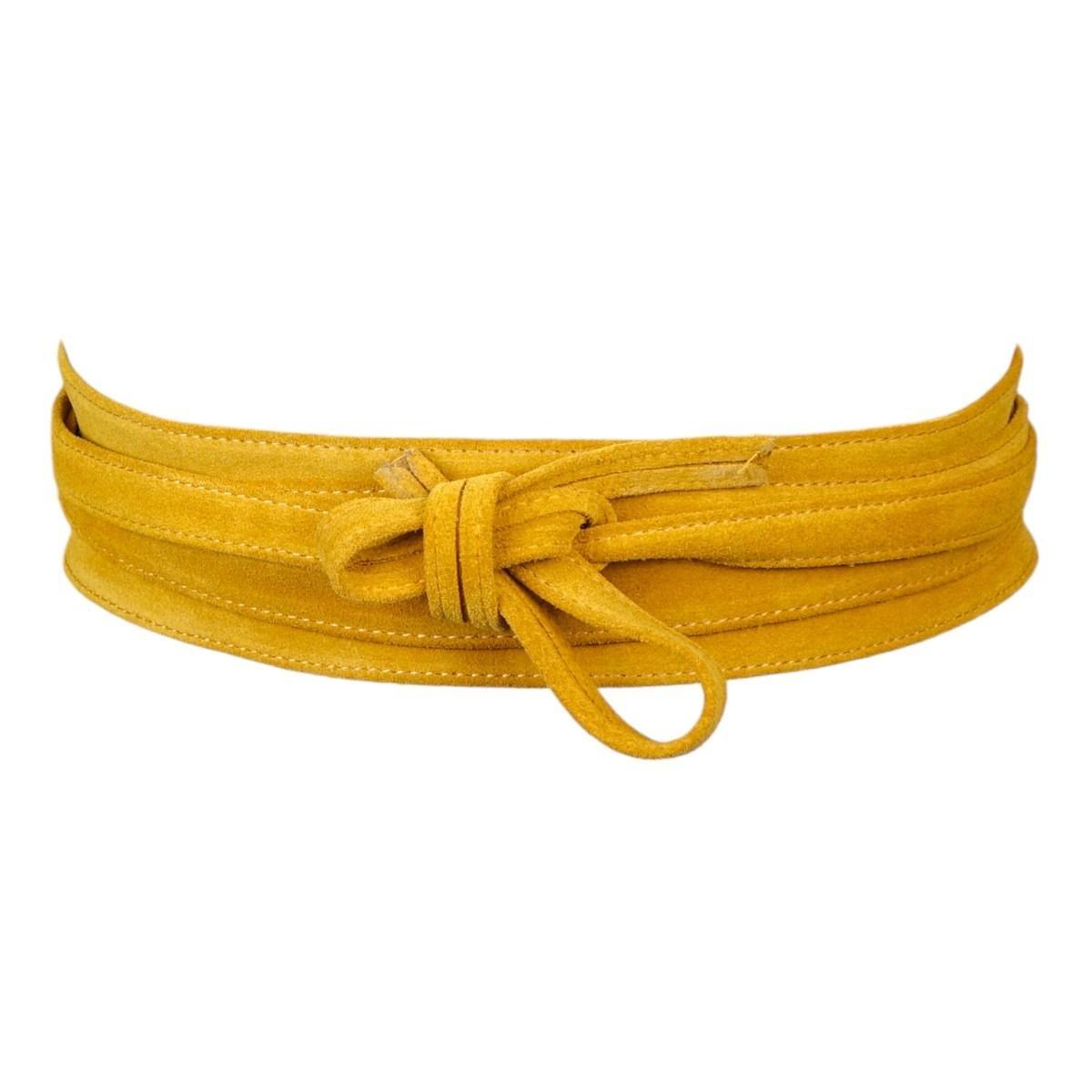 Cintura fusciacca donna camoscio in vera pelle Capoverde Made in Italy
