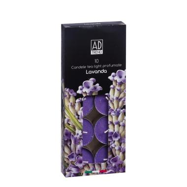 Set 10 tea light profumati d3,6 cm
