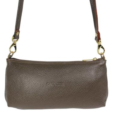 Borsa a spalla donna in vera pelle Made in Italy Capoverde