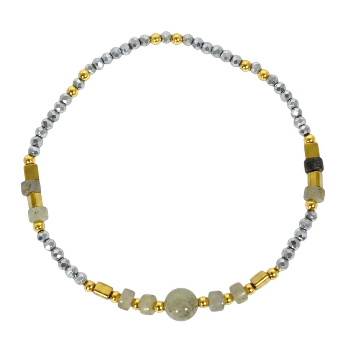 Bracciale donna con pietre in labradorite