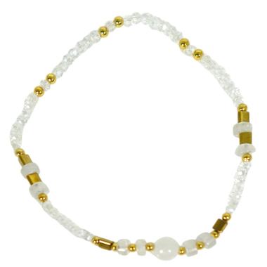 Bracciale donna con pietre in moon stone