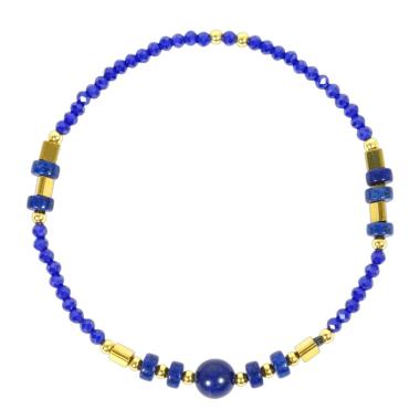 Bracciale donna con pietre in lapis