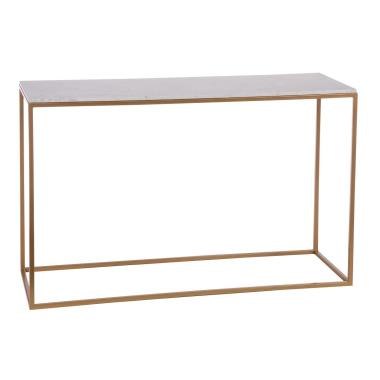 Consolle in marmo e ferro 120x40xh78 cm