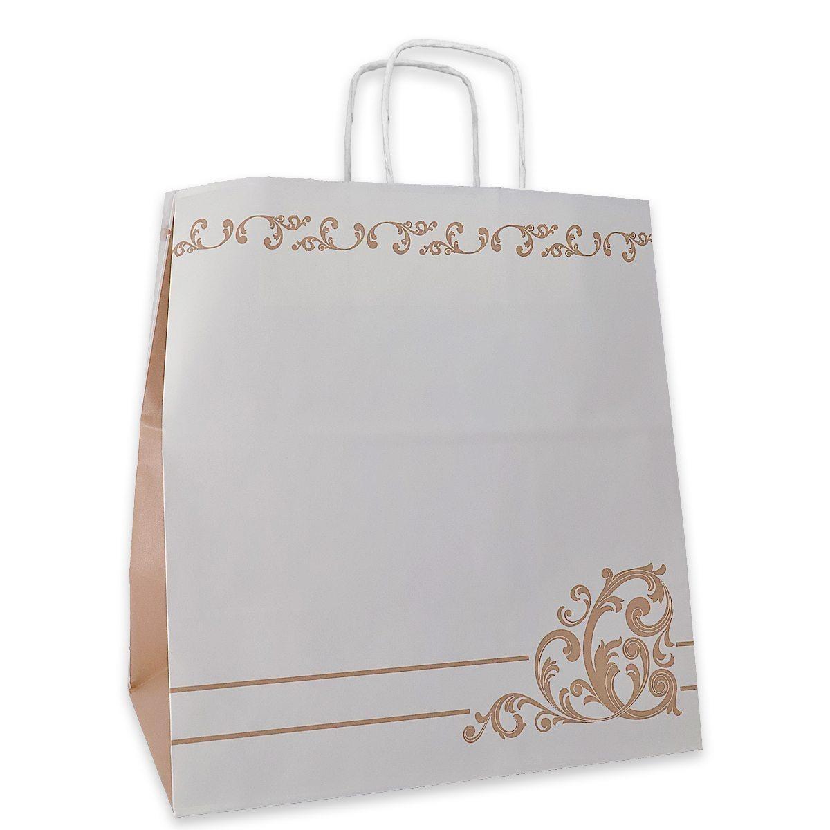 Shopper in carta h.29 x l.27 x p.17 cm decorazioni