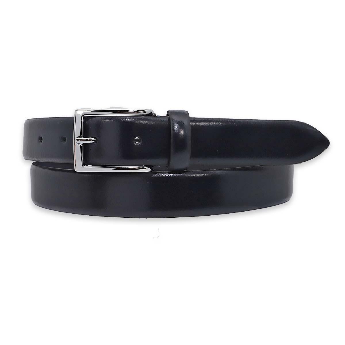 Cintura uomo made in italy in pelle abrasivata senza cuciture fibbia argento