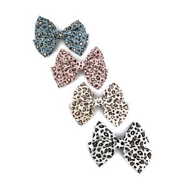 Matik con fiocco tessuto maculato