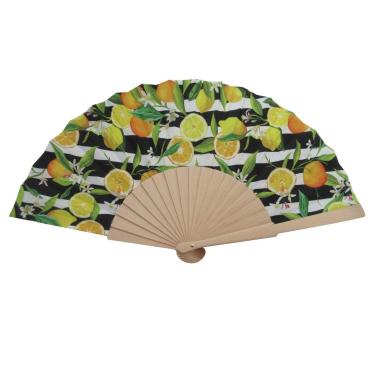 Ventaglio in tessuto temi siciliani