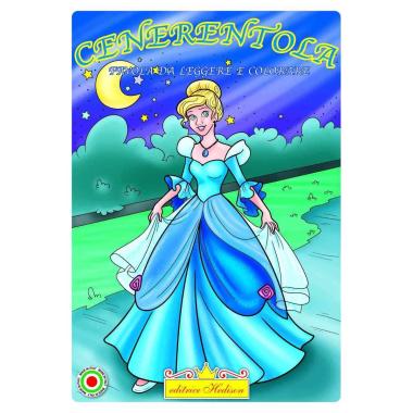 Libro da leggere e colorare Cenerentola