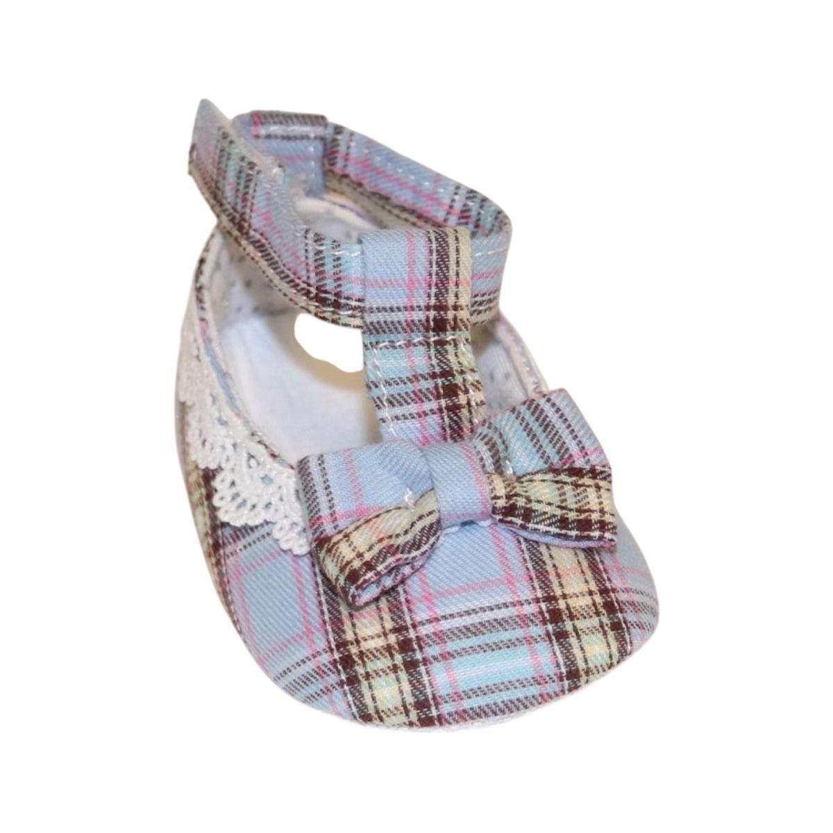 Scarpette ballerina bimba fantasia scozzese Graziella