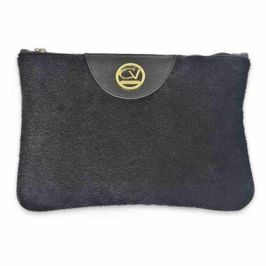 Borsetta donna piatta cavallino Capoverde Made in Italy