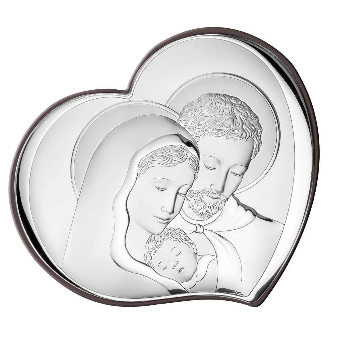 Sacra famiglia 10,5x9 sagomata valenti
