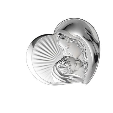 Madonna con bambino 7,5x6 sagomata