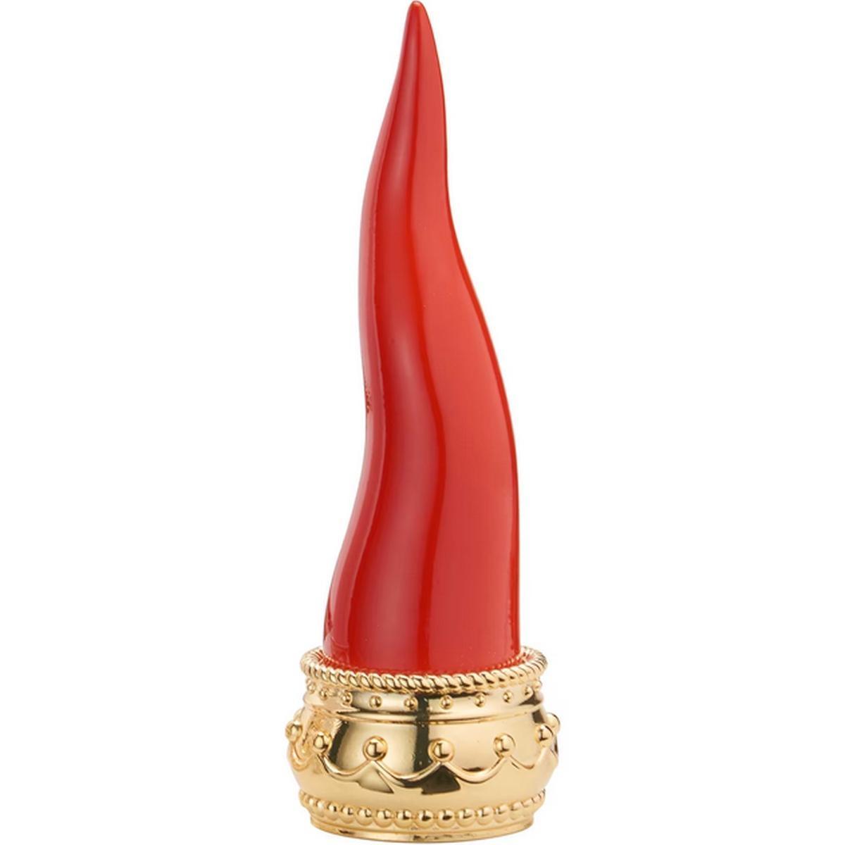 Corno rosso base oro h.28 cm Valenti