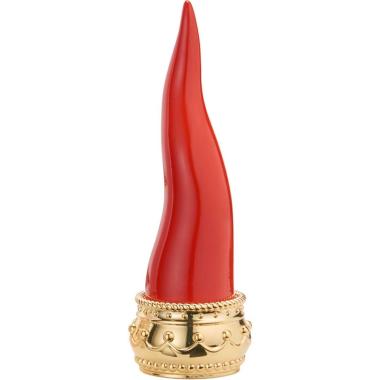 Corno rosso base oro h.28 cm Valenti