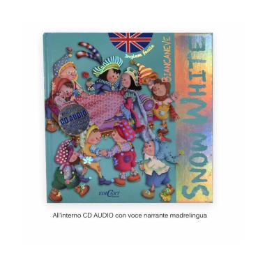Libro di inglese facile snow white , con cd audio