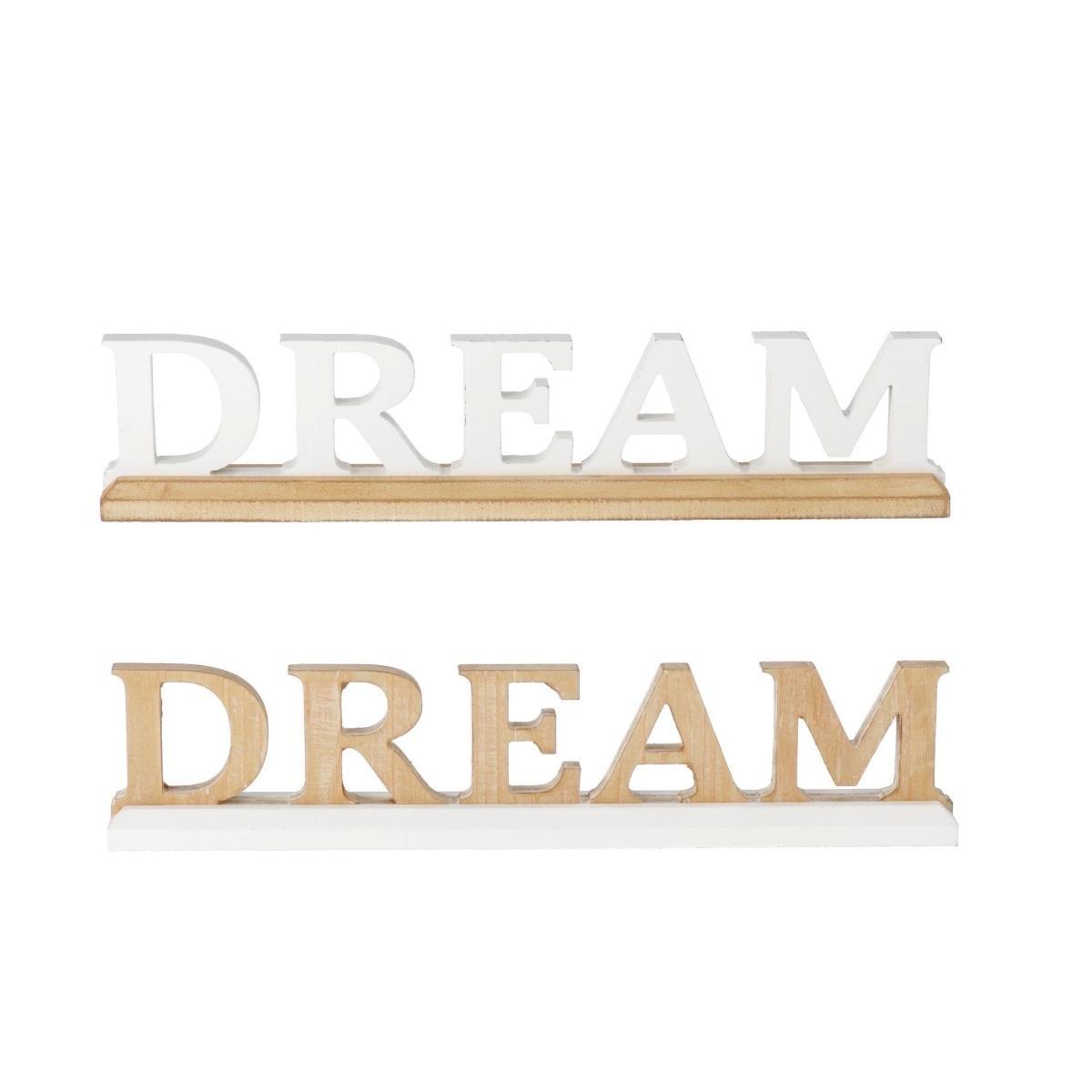 Decorazione in mdf con scritta Dream 48x5xh.10cm