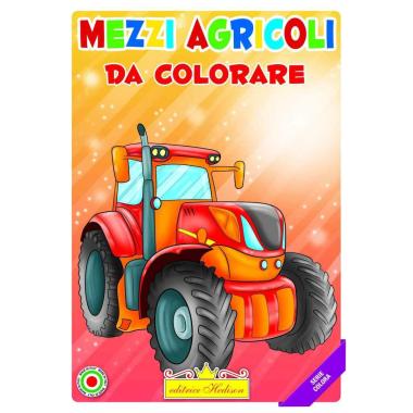 Libro da colorare Mezzi agricoli serie colora