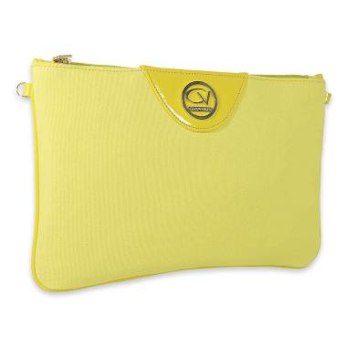 Tracollina donna in canvas biologico e vernice Capoverde Made in Italy