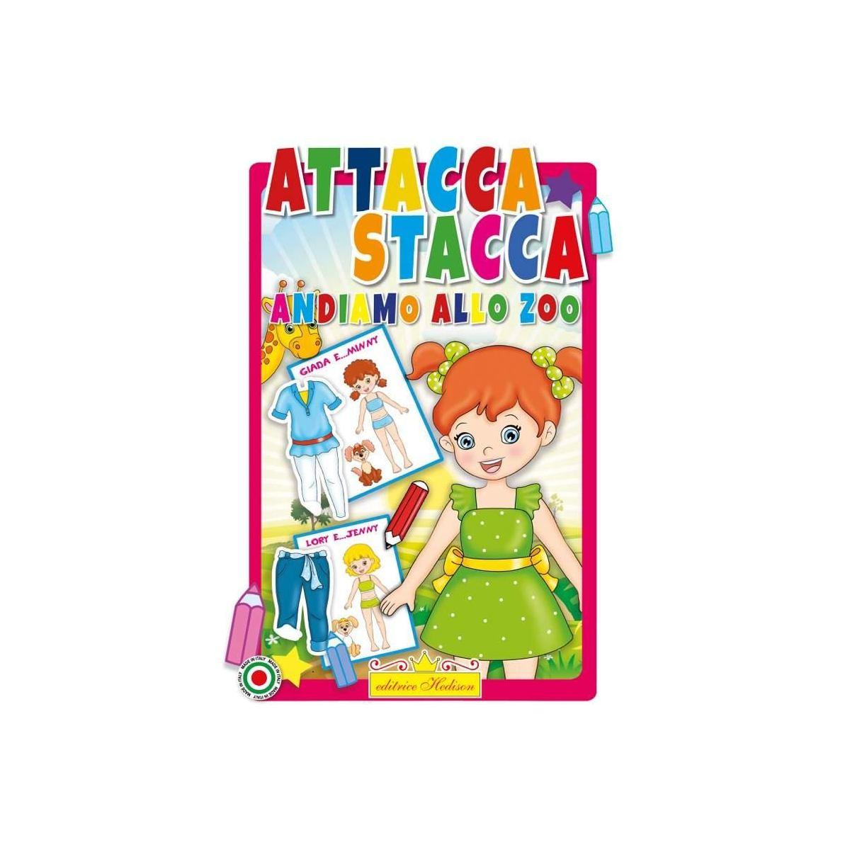 Libro attacca stacca andiamo allo zoo