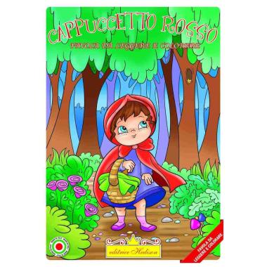 Libro favola da leggere e colorare Cappuccetto rosso