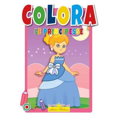 Libro colora le principesse .serie colora