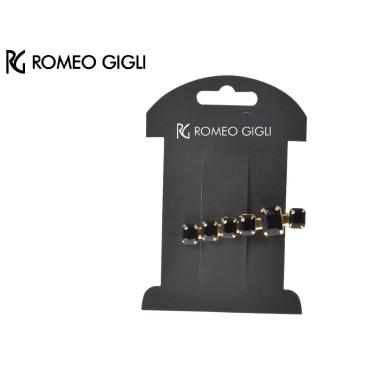 Clip capelli nero Romeo Gigli